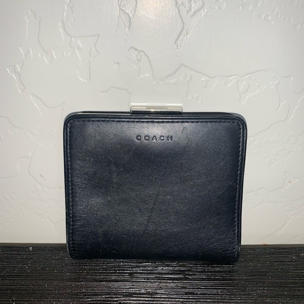 COACH Black Leather Wallet